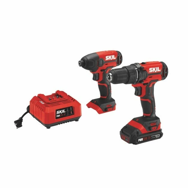 Skil PWRCore 20™ 20V Drill Driver and Impact Driver Kit - CB739001 - Drills & Drivers