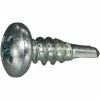 Midwest Fastener #8-18 x 1/2" Zinc Plated Phillips Pan Head Self-Drilling Screws - 23091 - Bolts