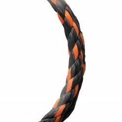 Mibro Baron Twisted Polypropylene Rope 3/8 Inch x 50 Foot. - Orange/Black - 302111BG