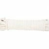 Mibro Baron Solid Braid Cotton/Poly Sash Cord 7/32 Inch x 100 Foot Natural - 52800 - Rope