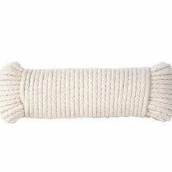 Mibro Baron Braided Cotton Cord 9/64 Inch x 48 Foot Natural - 19800 - Rope