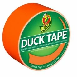 Duck Tape Neon Orange Duct Tape 1.88 inches x 15 yard - Adhesives & Tape