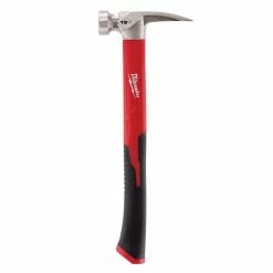 Milwaukee 19 oz- Smooth Face Poly/Fiberglass Handle Hammer - 48-22-9316 - Hammers & Striking Tools