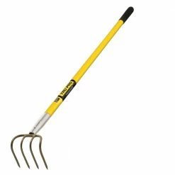 Truper 4 Tine Forged Cultivator with Fiberglass Handle - 30030 - Pitchforks