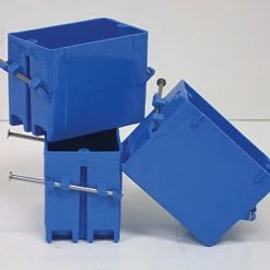 Various Brands Single Gang Plastic Nail 3 Inch Deep Box - B118A/RN18 - Boxes