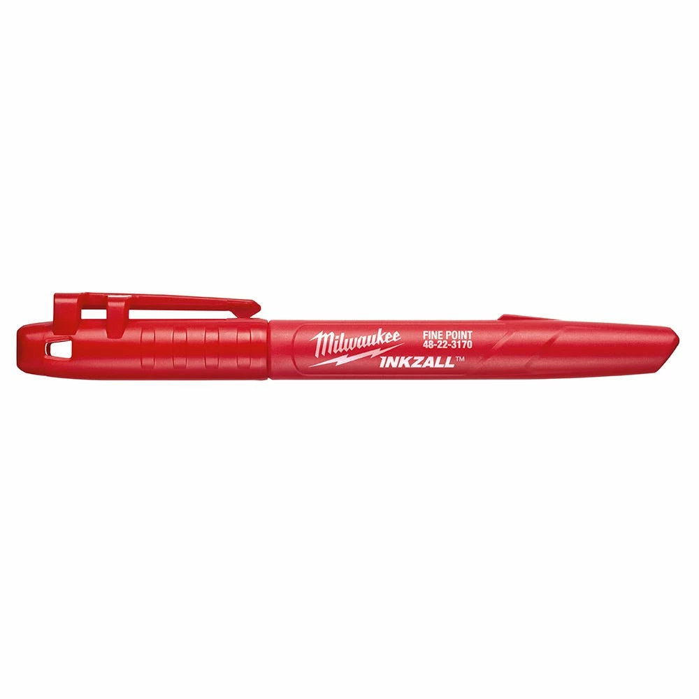 Milwaukee Inkzall™ Red Fine Point Jobsite Permanent Marker - 15386682 - Marking Tools - Image 3