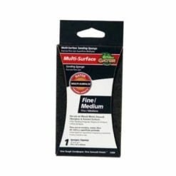 Gator Ali Industries 3 Inch x 5 Inch Jumbo Fine/Medium 100/60 Grit Sand Sponge - 7309 - Sandpaper