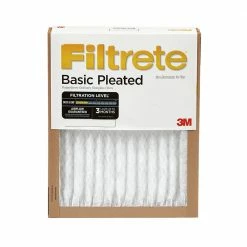 Filtrete Basic Pleated Air Filter 16x16x1 (FBA16CI-6) - Furnace Filters & Maintenance