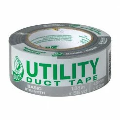 Duck Brand Silver Utility Duct Tape, 1.88 in. x 55 yd. - 1118393 - Adhesives & Tape