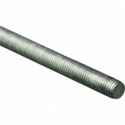 National Hardware 4000BC Steel Threaded Rod - Coarse Thread, Zinc Plated - N179-531 - Rods