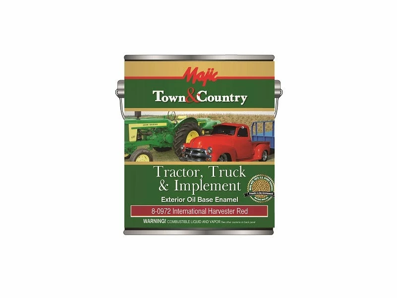 Majic Town and Country Tractor Truck and Implement Oil Base Enamel I H Red Gallon - 8-0972-1 - Spray Paint - Image 2