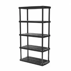 Gracious Living Fixed Height, Heavy Duty, Ventilated 5 Shelf Storage System - 91095-1C-25 - Shelving