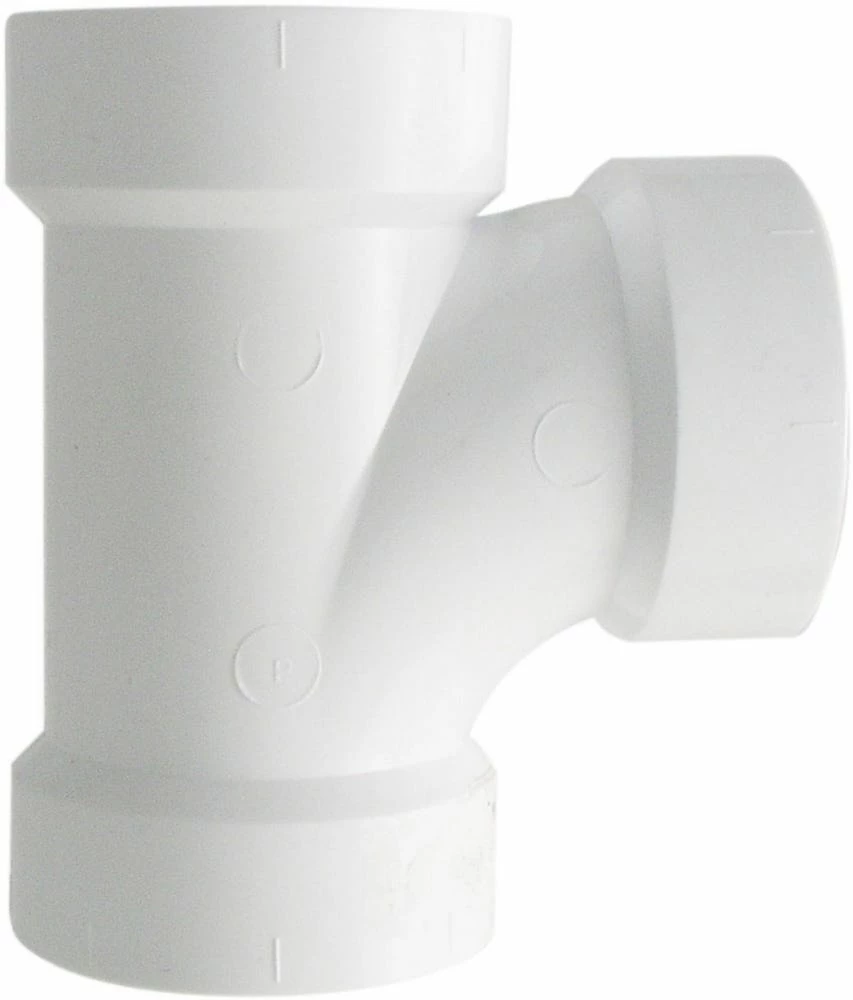 Lasco Fittings 2 Inch PVC Sanitary Tee DWV FPV T-2 - D400020BC - PVC Fittings - Image 2