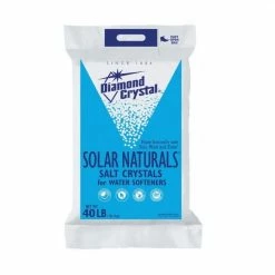 Diamond Crystal Solar Naturals Salt Crystals for Water Softeners, 40 lb. Bag - 100012411