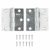 National Hardware 504 Removable Pin Broad Hinges in Zinc plated - N195-651 - Miscellaneous Hardware