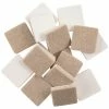 Softtouch 1 Inch Square Oatmeal Felt Pads - 4717495N - Casters