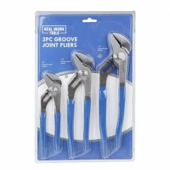 Real Work Tools™ 3 Piece Groove Joint Pliers - RW-2432-001