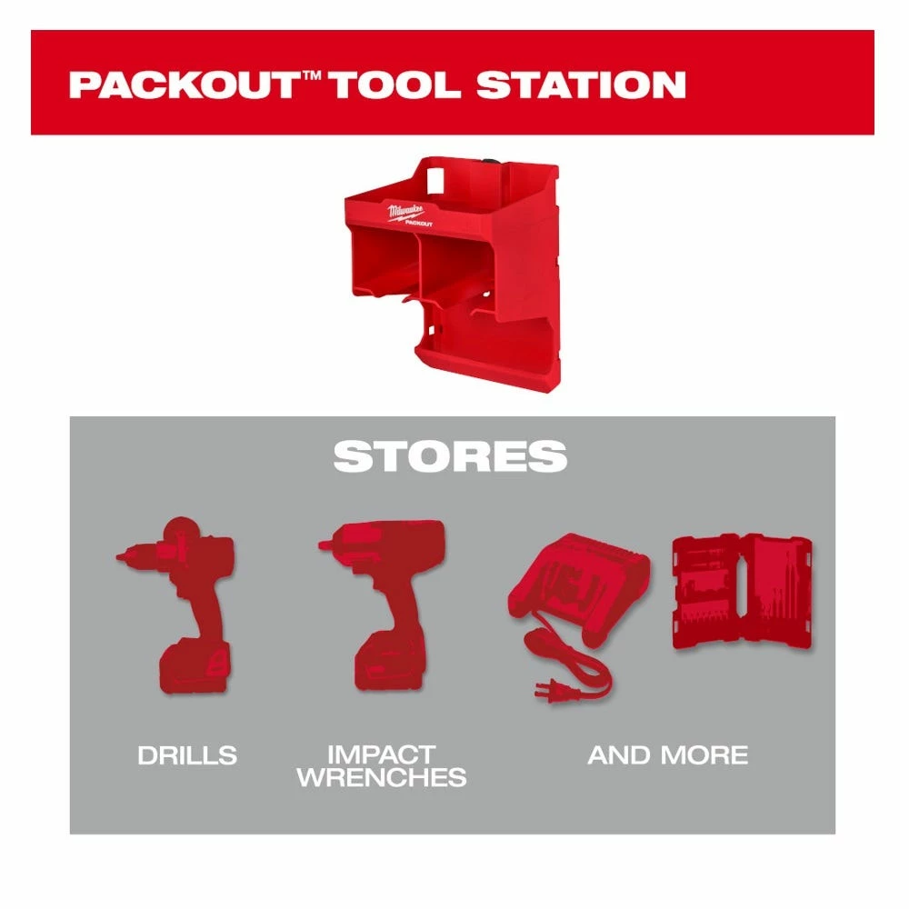 Milwaukee PACKOUT™ Tool Station - 48-22-8343 - Tool Holders & Equipment Storage - Image 4