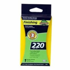Gator Ali Industries EZ123 3 Inch x 5 Inch x 1 Inch 220 Grit Sanding Sponge - 7302 - Sandpaper