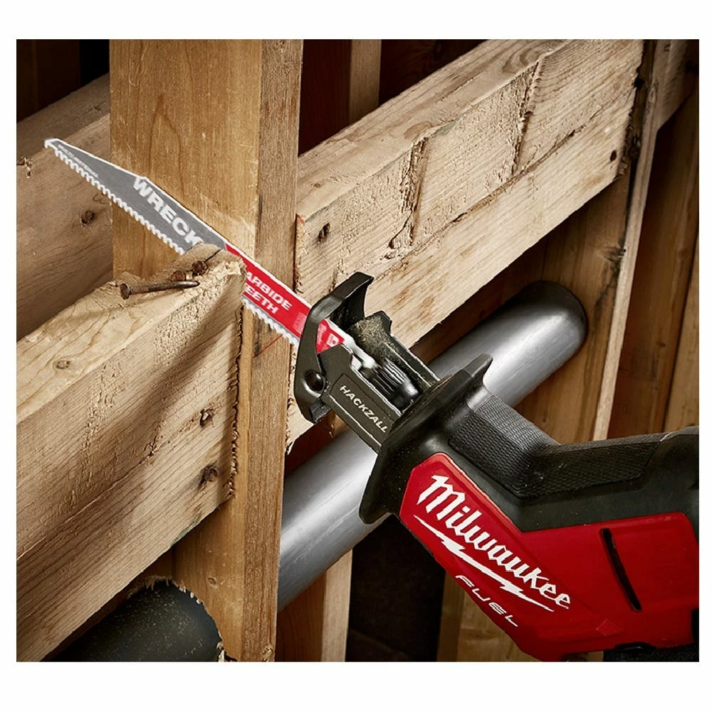 Milwaukee The Wrecker™ 6 TPI SAWZALL® Blades with Carbide Teeth, 1 Pack - 48-00-5242 - Blades & Knives - Image 8