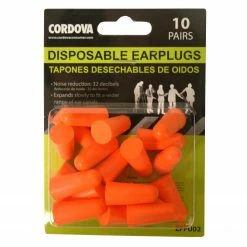Cordova Foam Polyurethane Ear Plugs 10 Pairs - EPFU02 - Ear Protection