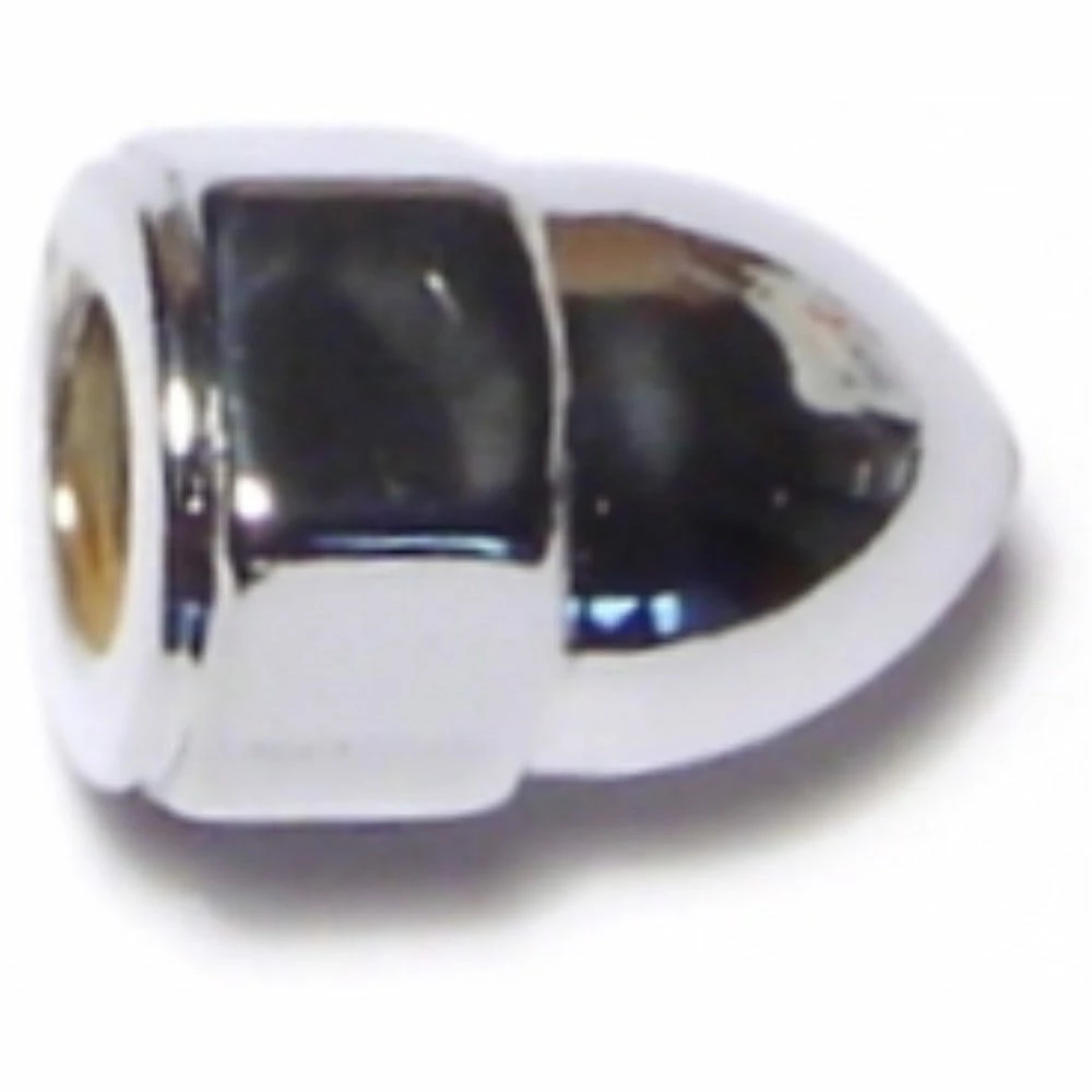 Midwest Fastener #10-24 Chrome Plated Grade 2 / A307 Coarse Thread Acorn Cap Nuts - 87033 - Bolts
