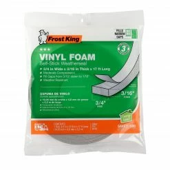 Frost King Vinyl Foam Weatherseal - V449/8 - Weather Stripping