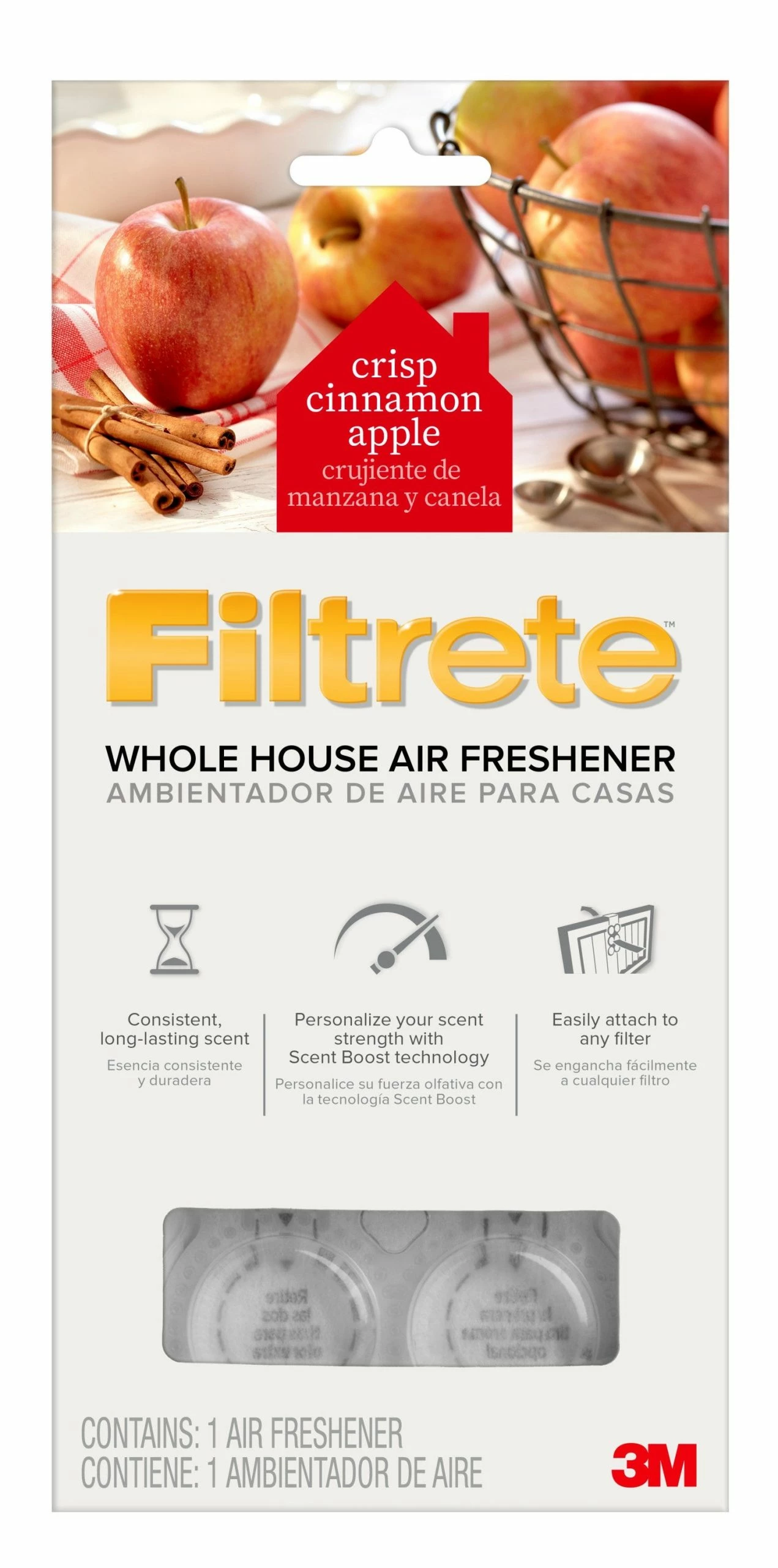 Filtrete Whole House Air Freshener Crisp Cinnamon Apple WHAF-1-CA - Furnace Filters & Maintenance - Image 2