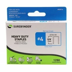 Surebonder Number 4 Heavy Duty 9/16 Inch Staples 55916 - Staple Guns