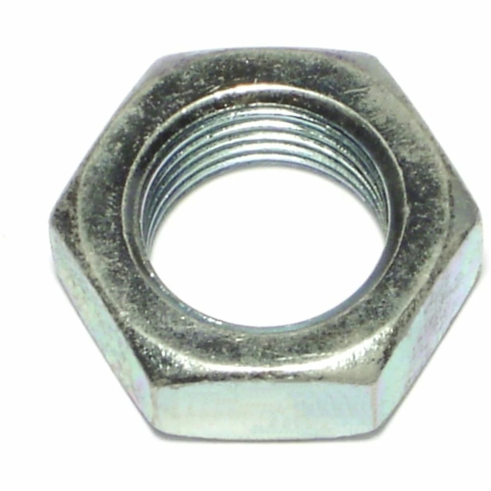 Midwest Fastener 9/16"-18 x 1" Zinc Plated Fine Thread Hex Jam Nuts - 80366 - Bolts - Image 2
