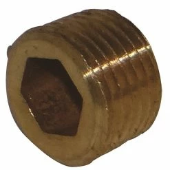 JMF Company 1/8 Mip Counter Sunk Plug Lead Free - 4505327 - Hardware