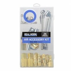 Real Work Tools™ Air Accessory Kit, 26 Piece - 66660 - Air Compressor Accessories
