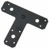 National Hardware 1161BC T Plate in Black Finish - N266-471 - Miscellaneous Hardware