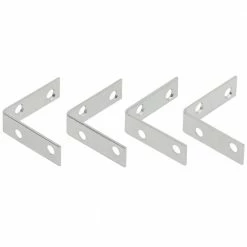National Hardware 115 Corner Braces in Zinc plated - N113-308 - Brackets & Braces