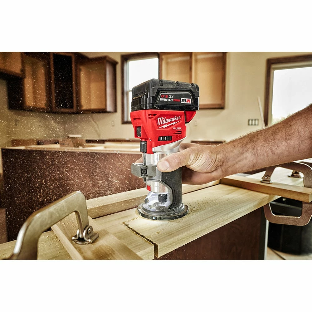 Milwaukee M18 FUEL™ 18-Volt Lithium-Ion Brushless Cordless Compact Router, Tool Only - 2723-20 - Other - Image 2