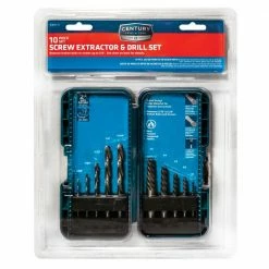 Century Drill & Tool 10 Piece Screw Extractor and Drill Bit Set - 88710 - Power Tool Accessories