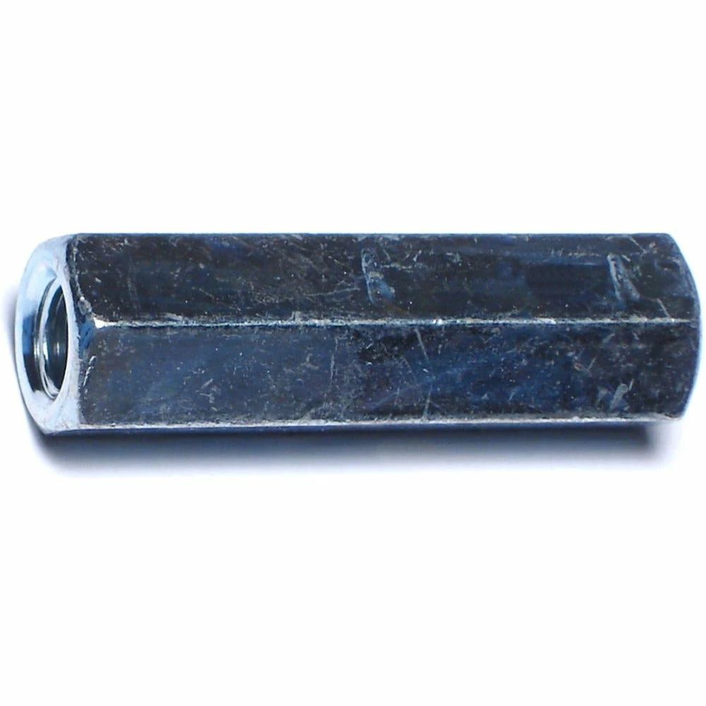 Midwest Fastener 5/16"-18 x 1/2" x 1-3/4" Zinc Plated Coarse Thread Rod Coupling Nuts - 83083 - Bolts