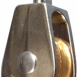 Baron Solid Eye Single Pulley 1 Inch Zinc Die Cast - 0174ZD-1 - Specialty Hardware