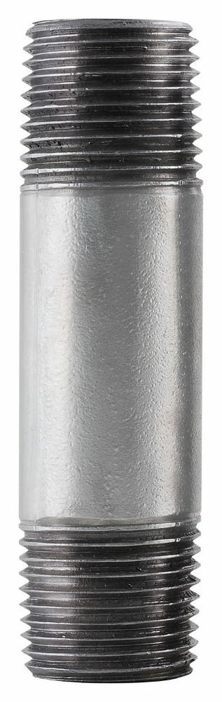 LDR Galvanized Pipe Nipple 3/8" x 2-1/2" 309 38X212 - Malleable Fittings