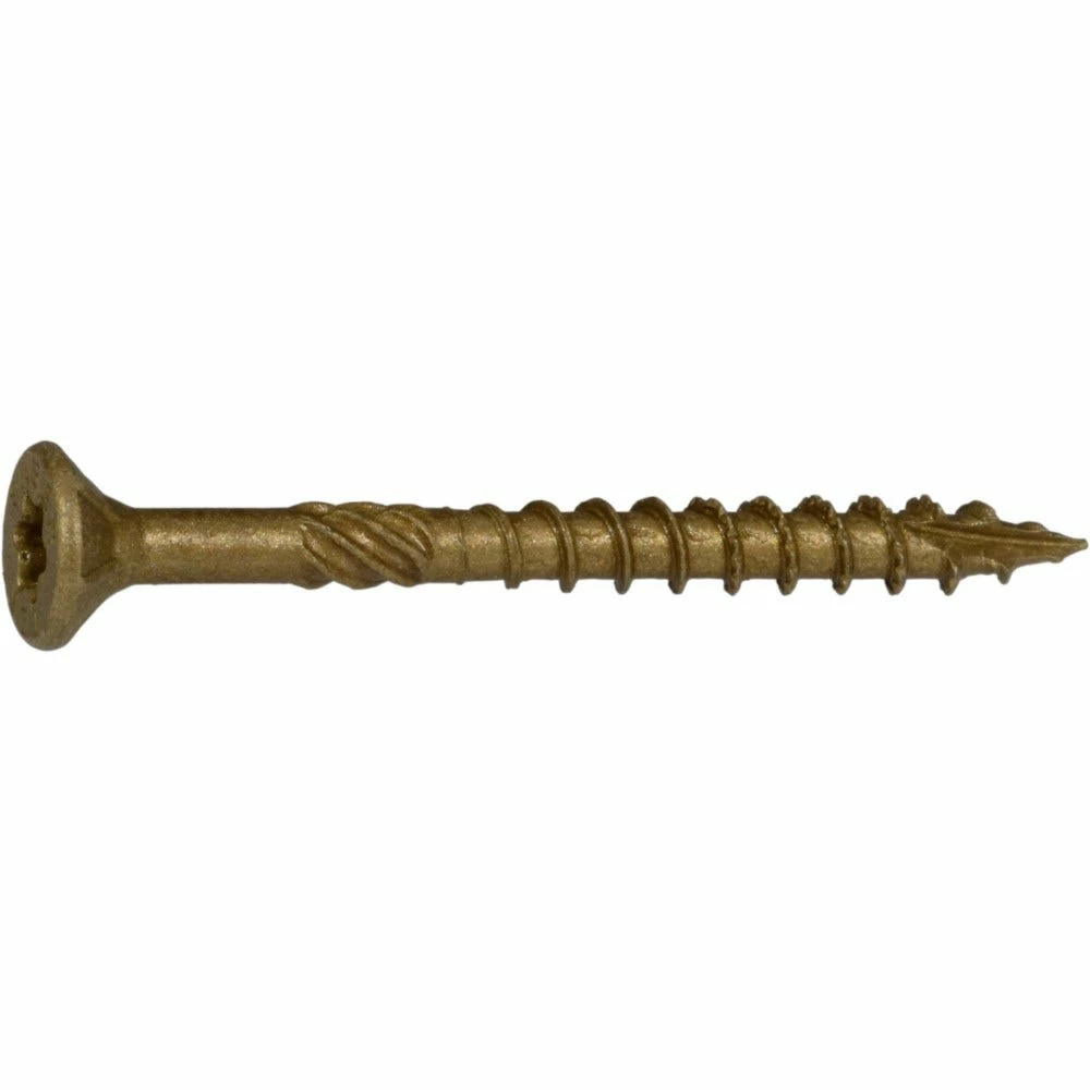 Midwest Fastener #9 x 2" Tan XL1500 Coated Star Drive Bugle Head Saberdrive Deck Screws - 50752 - Image 2
