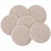 Softtouch 2 Inch Oatmeal Felt Pads 6 Pieces - 4713295N - Casters