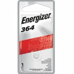 Energizer 364 Silver Oxide Button Cell Battery, 1 Piece Blister Pack Zero Mercury 15V - 364BPZ - Batteries & Chargers