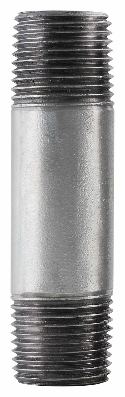 LDR Galvanized Pipe Nipple 2" x 3" 301 2X3 - Malleable Fittings - Image 2