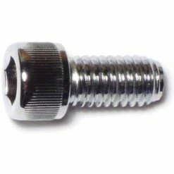Midwest Fastener 3/8"-16 x 3/4" Chrome Plated Grade 8 Coarse Thread Knurled Socket Cap Screws - 87162 - Bolts