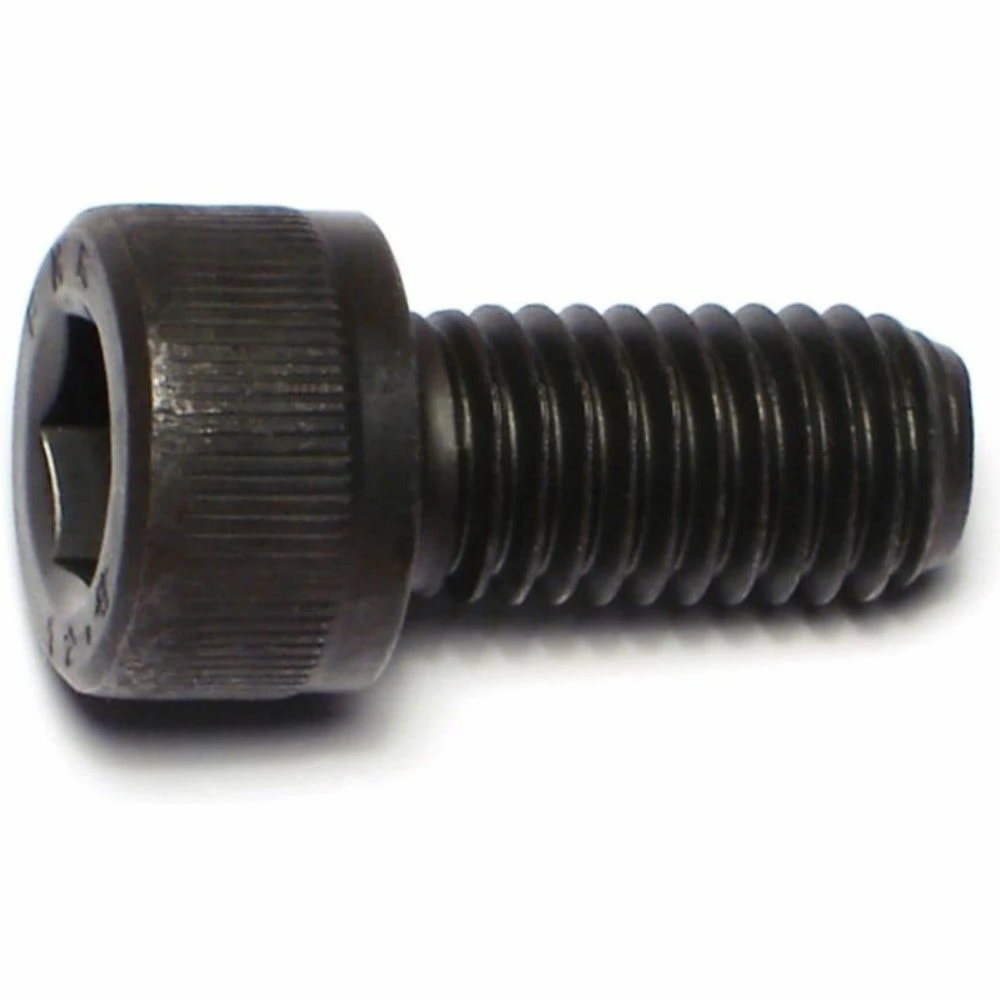 Midwest Fastener 10mm-1.5 x 20mm Black Oxide Class 12.9 Coarse Thread Knurled Head Hex Socket Cap Screws - 87430 - Bolts - Image 2