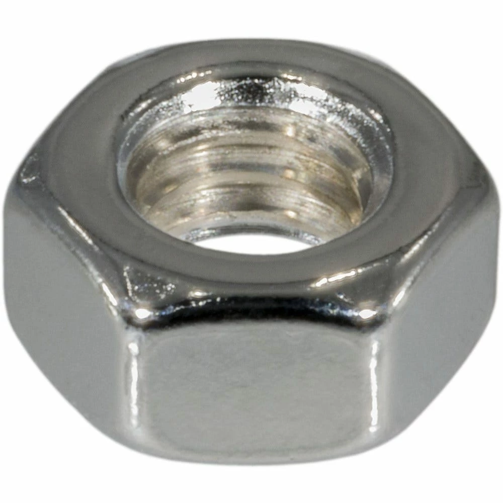 Midwest Fastener 1/4"-20 Chrome Plated Grade 5 Coarse Thread Hex Nuts - 87022 - Bolts - Image 2