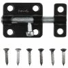 National Hardware 834 Barrel Bolts in Black - N151-431 - Reinforcement Hardware