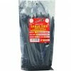 Tool City Black 7.9" 120 lb. Tensile Heavy Duty Cable Ties, 100 Piece - 14151 - Fasteners, Clamps & Vices
