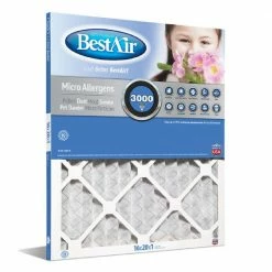 Bestair 16 x 20 x 1 Merv 13 Pleated Furnace Filter - B1-1620-13-6 - Furnace Filters & Maintenance