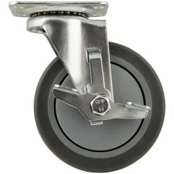 Waxman 5 in Dyna Tread Wheel With Brake - 4031555T - Casters